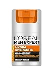 L'Oréal Men Expert Crema hidratante antifatiga para hombre, Crema Hydra Energetic para hombre con Vitamina C*, Combate la apariencia de ojeras e hidrata la piel - 50 ml