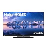 Haier HQLED 4K UHD H65S800UG - 65', Smart TV, HDR 10, Dolby Atmos, Dolby Vision, Android 11, Smart Remote Control, Google Assistant, Bluetooth 5.1, DBX TV, Altavoz Frontal, Peana Central, 2022