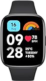 Xiaomi Redmi Watch 3 Active - Llamadas Bluetooth, Pantalla LCD de 1,83”, Monitor de frecuencia cardíaca, 100 Modos Deportivos, hasta 12 días de autonomía, Negro (Versión ES + 3 años de garantía)