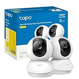 Tapo C200P2 - Cámara IP WiFi 360° Cámara de Vigilancia FHD 1080p,Visión Nocturna, Notificaciones en Tiempo Real, Admite Tarjeta SD,Detección de Movimiento,Control Remoto,Compatible con Alexa