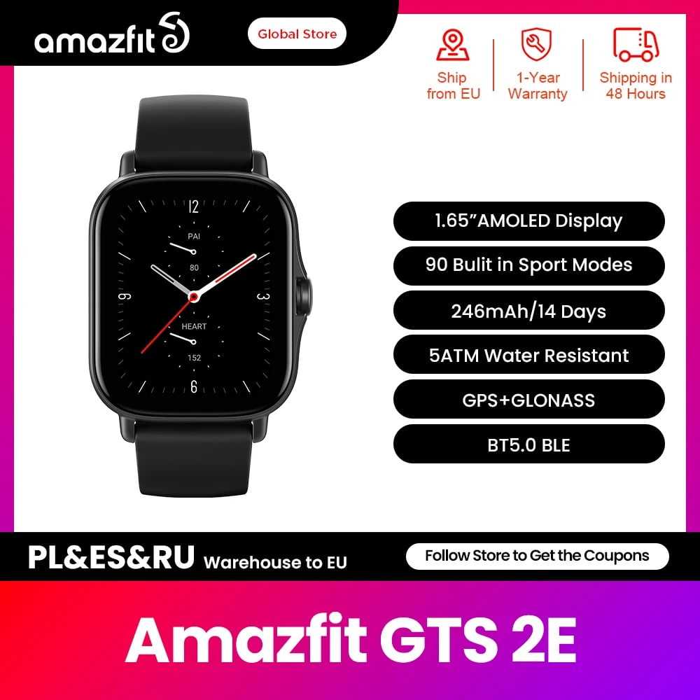 Amazfit-reloj inteligente GTS 2e